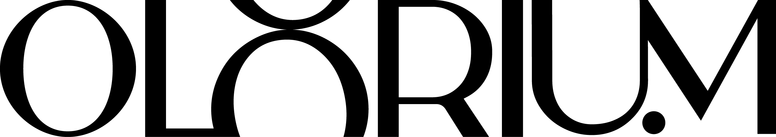 Olorium wordmark logo (black)